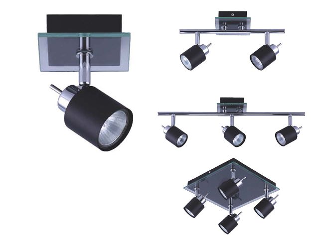 Ceiling Light Tilt Bar Spotlight Ceiling Light in Retro/Vintage Design AS-2012