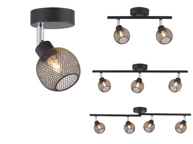 Vintage Style Metal Cage Wire Frame Decorative spot light G9 Ceiling Light AS-2022