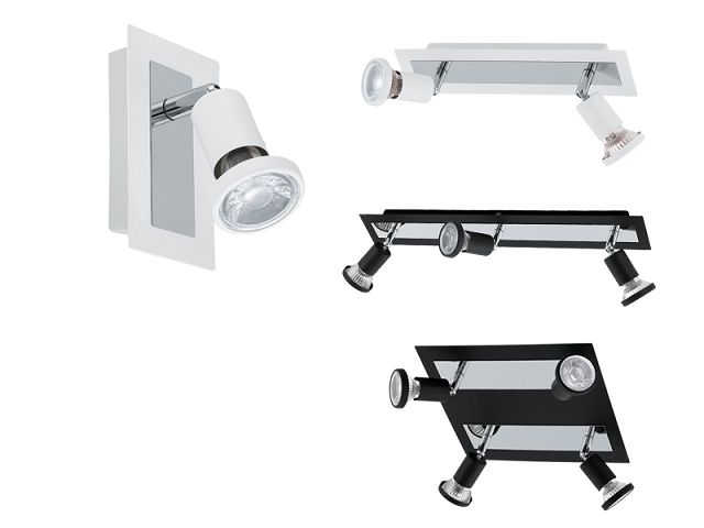 Interior Retro Ceiling Light, Iron Frame Ceiling Spotlight, Including Adjustable GU10 AS-2035