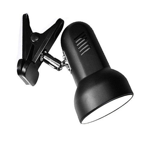 E27 metal lamp shade desk clamp spot light, LED Light Bulbs Compatible AT-7002