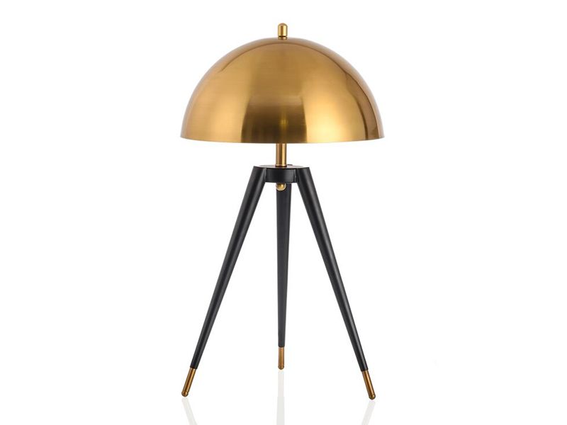 Metal lamp shade golden table lamp LED E27 AT-7107