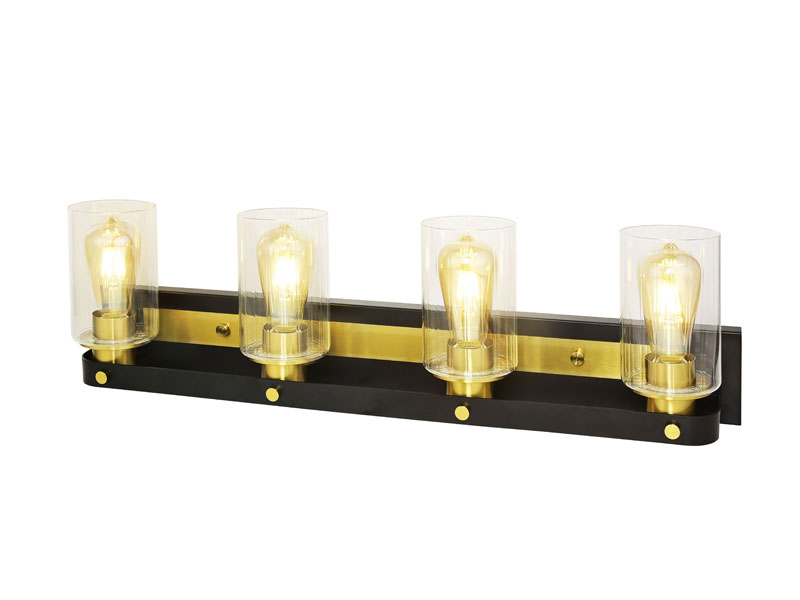 Vanity wall sconce with Glass Shade,Oil Rubbed Bronze Finished,UL Listed  AW-3001-04