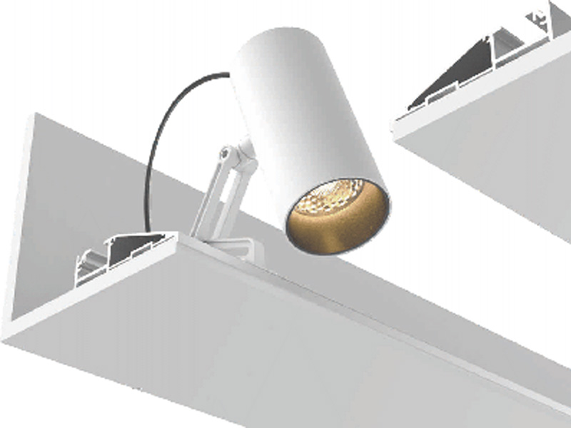 Side mounted track spot light LED COB AS-3005