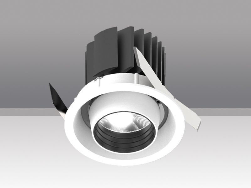 36W Recessed downlight for retail projects CRI95 with honeycomb louver AD-2201