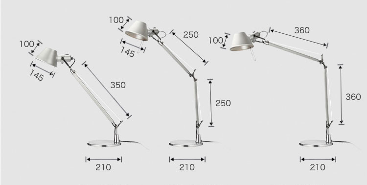 Artemide Tolomeo Table lamp made in china